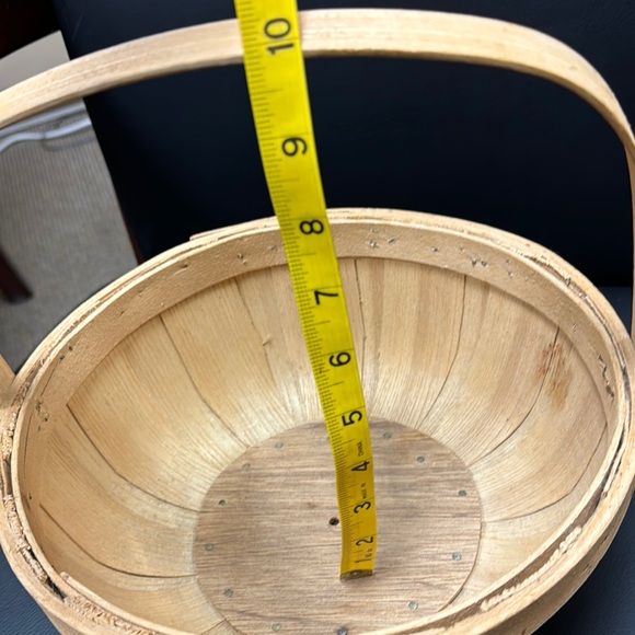 Peterboro Basket Co Wooden Basket with Handle - Picture 7 of 7